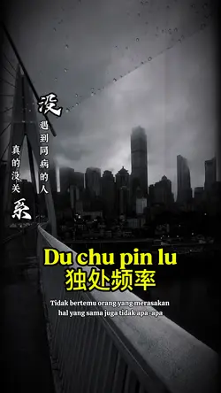 Du chu pin lu 独处频率