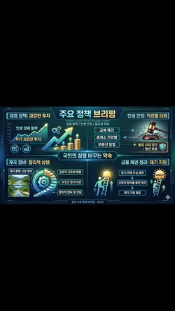 "민생 경제를 살리는 과감한 결단!