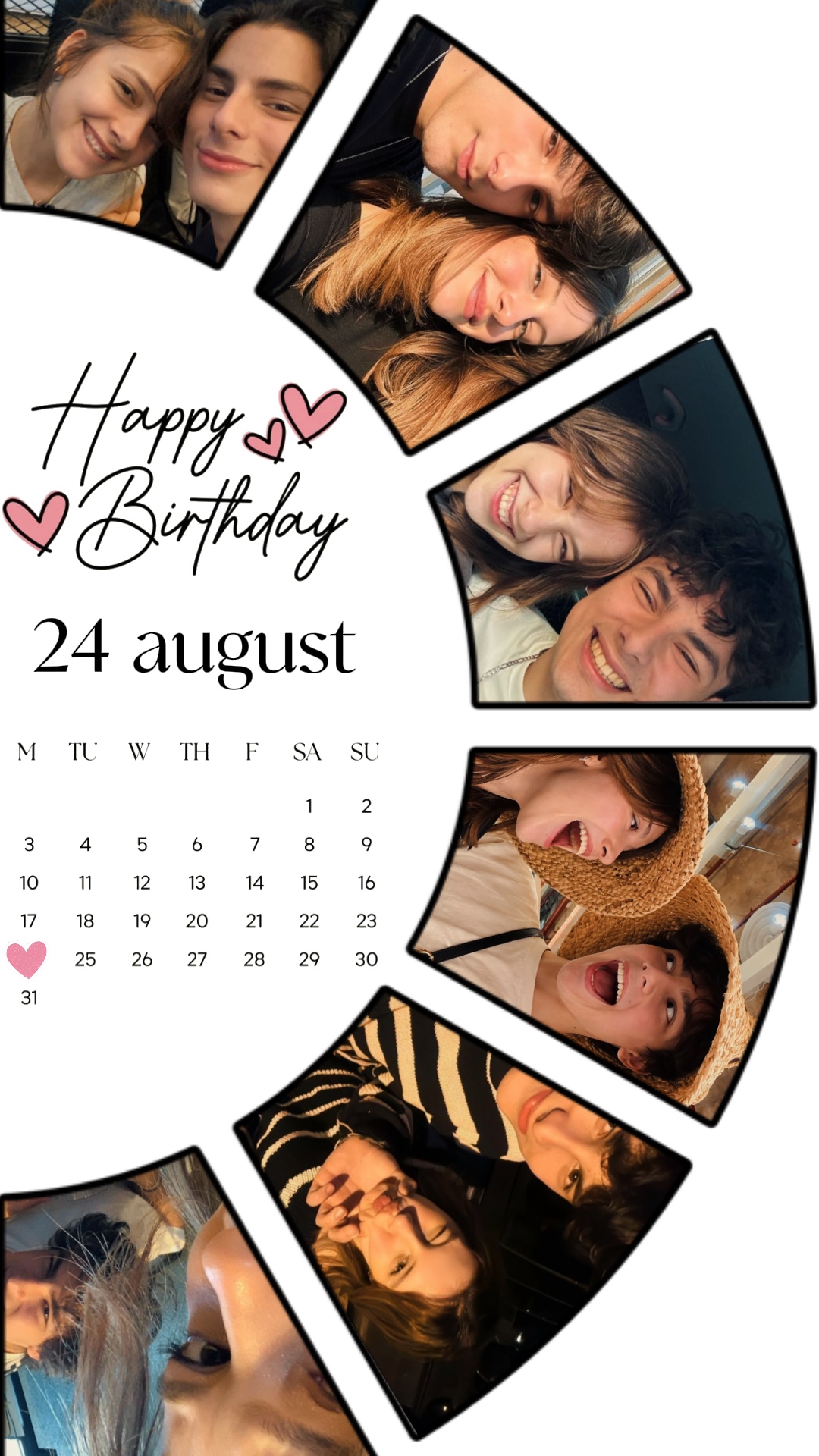 HBD MON AMOUR 24 AOÛT