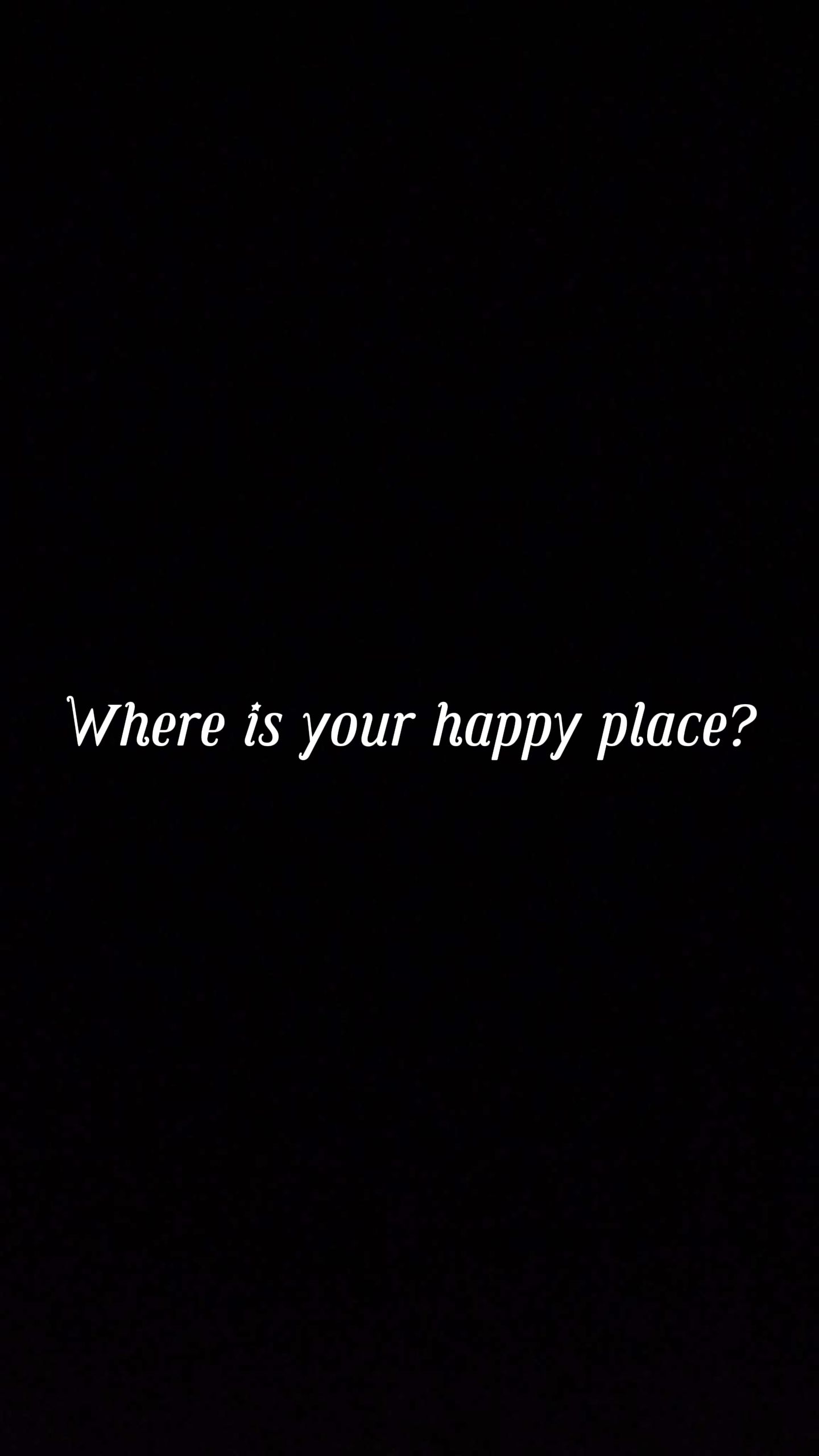 ¿Lugar feliz?