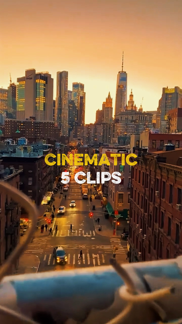 Cinematic 5 clips