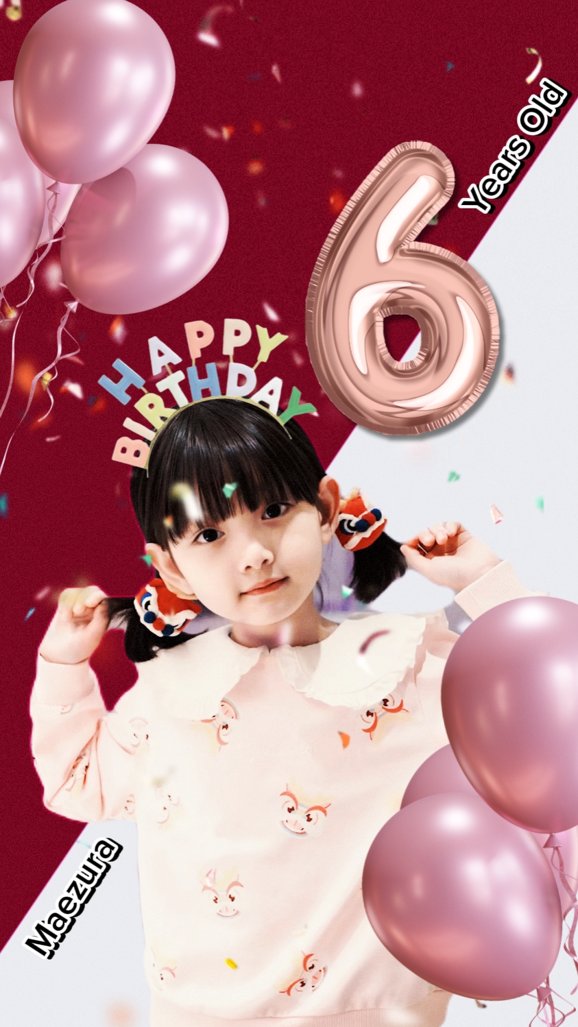 Feliz Cumpleaños 6 Thn