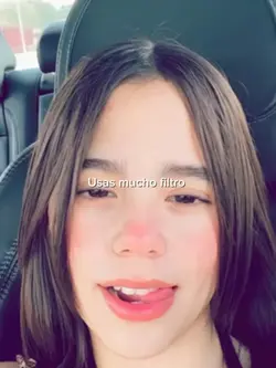 Usas mucho filtro..