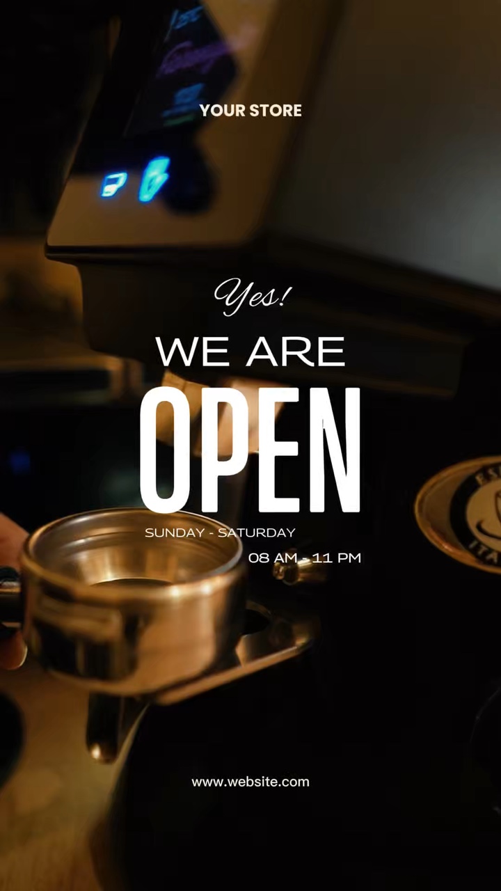 We Are Open