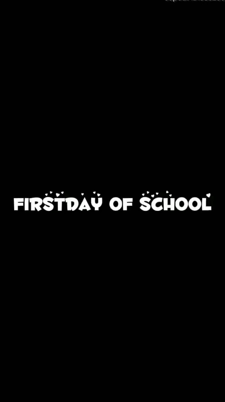 first day of school 