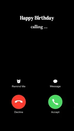 Birthday calling 