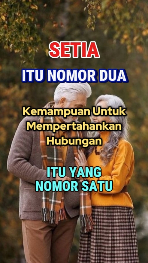 setia itu nomor dua