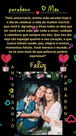 parabéns mãe 
