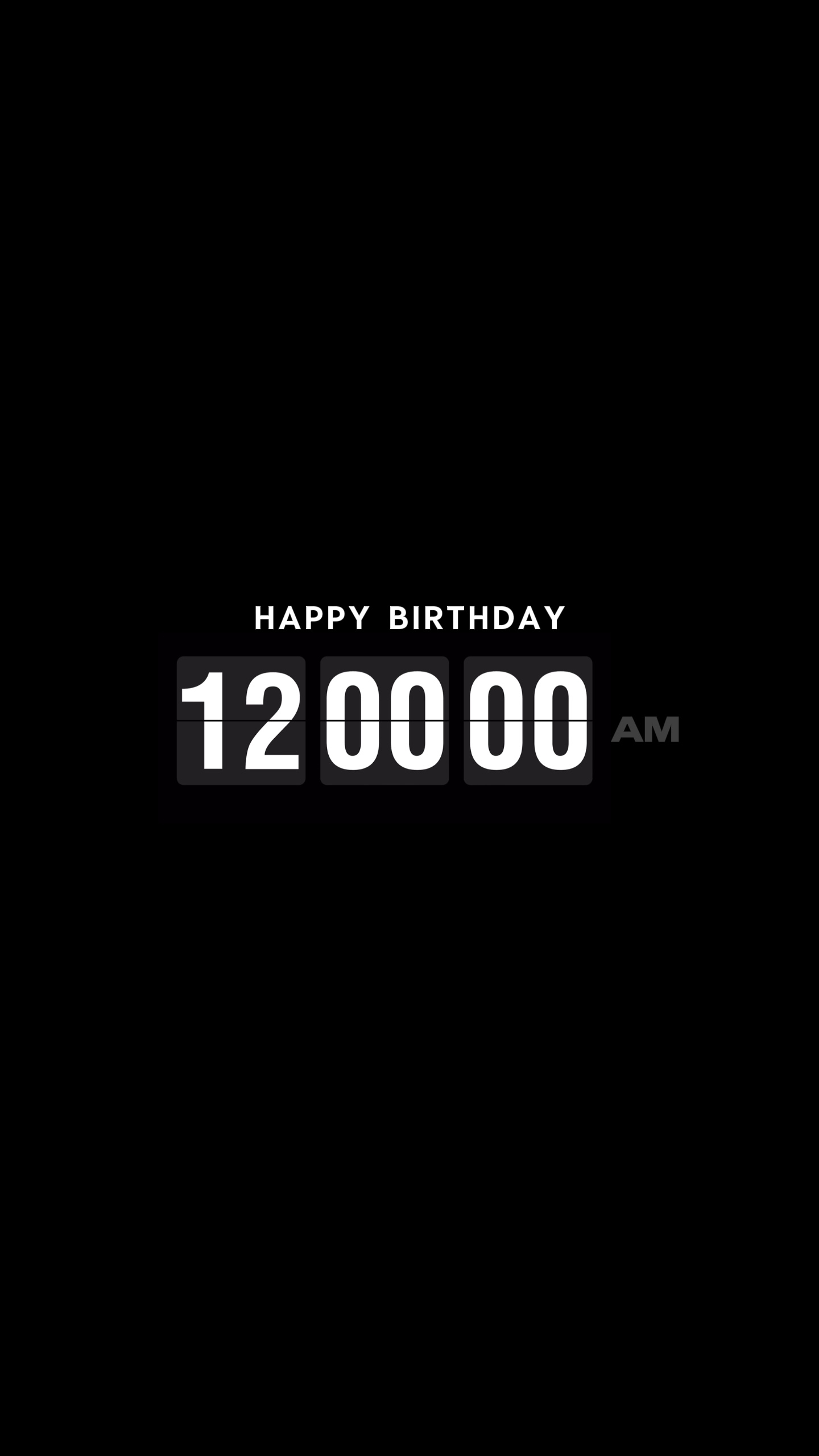 Compte à rebours d'anniversaire