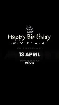HBD 13 APRIL 2026