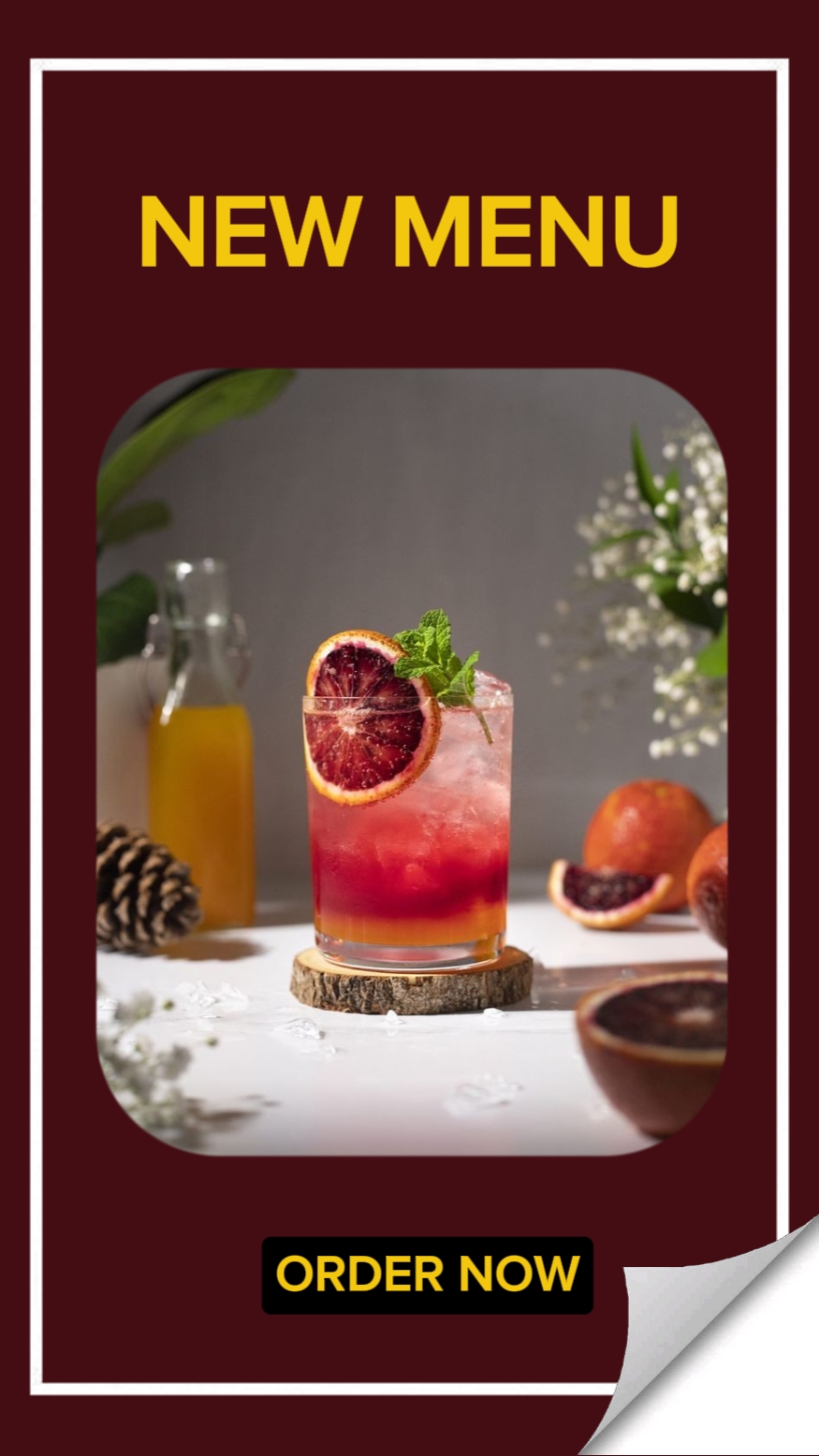 Beber novo menu