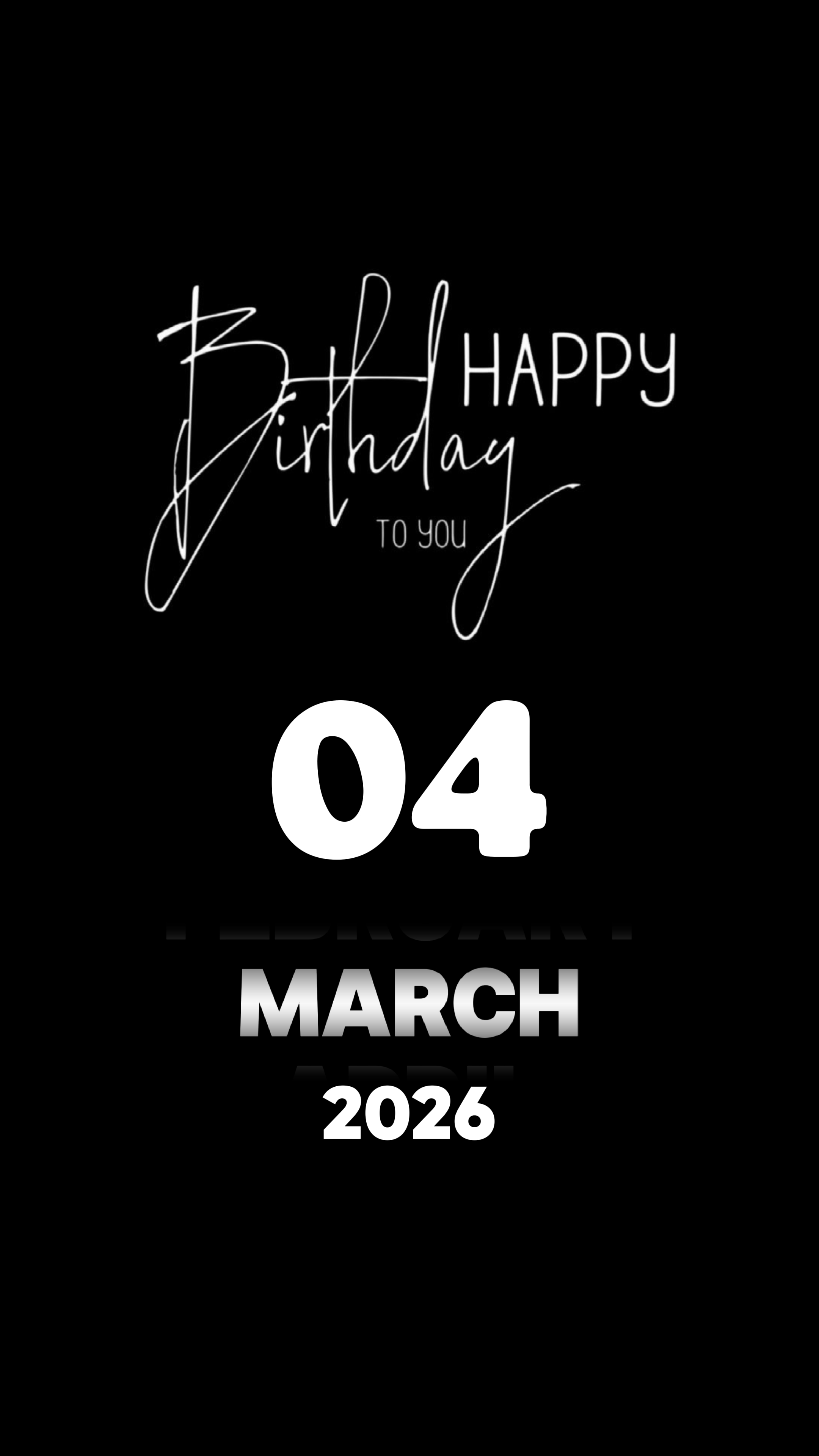 CUMPLEAÑOS 4 DE MARZO 
