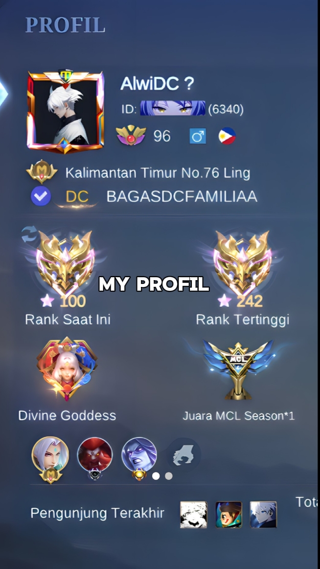 My profil, my girl