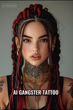 AI Gangster tattoo