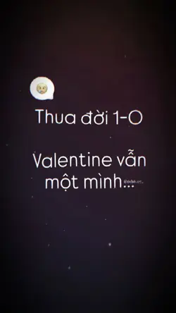 Valentine một mình
