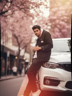 Film‑Strip Carside Portrait Reveal