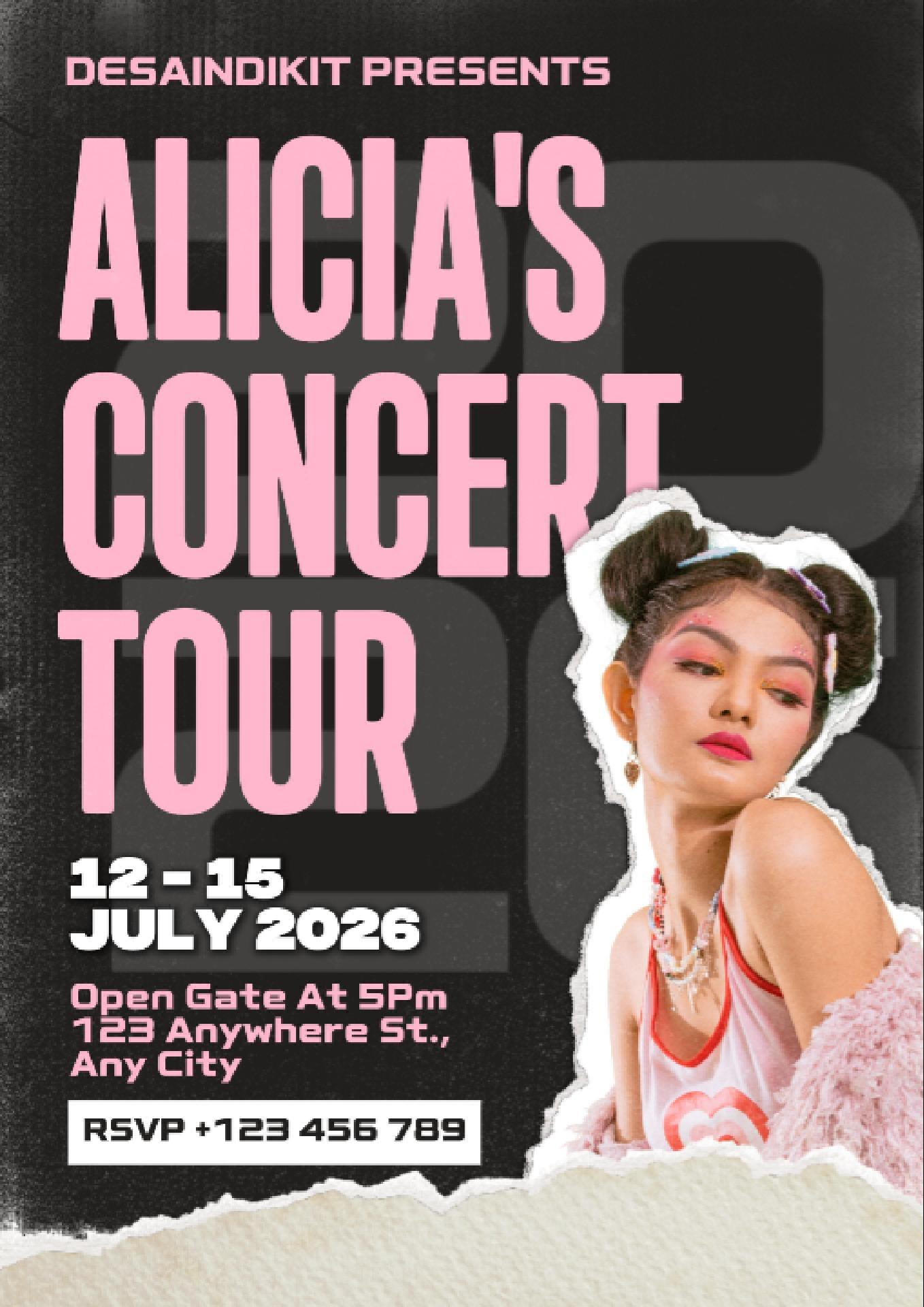 CARTEL DE CONCIERTO DE MÚSICA