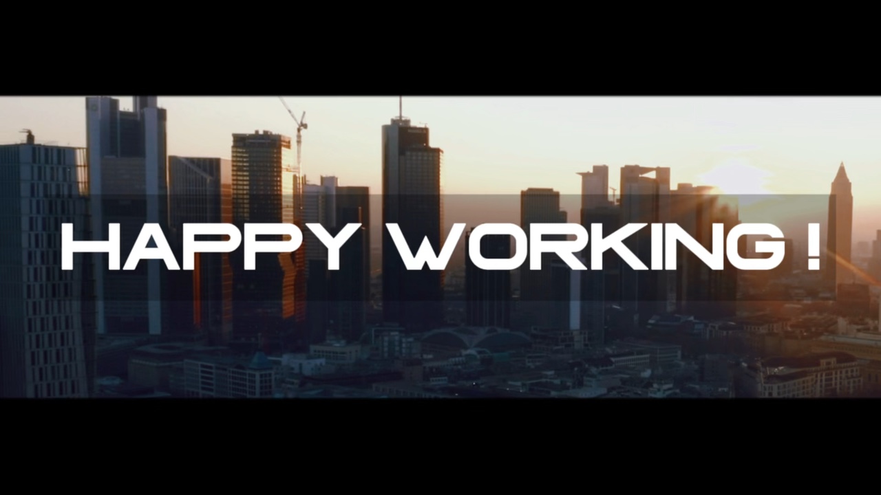 Feliz Trabalho!