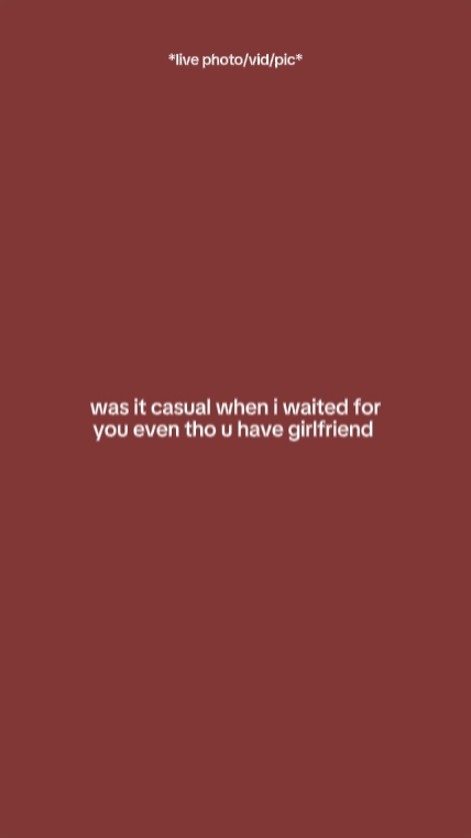 wasitcasualwheniwait