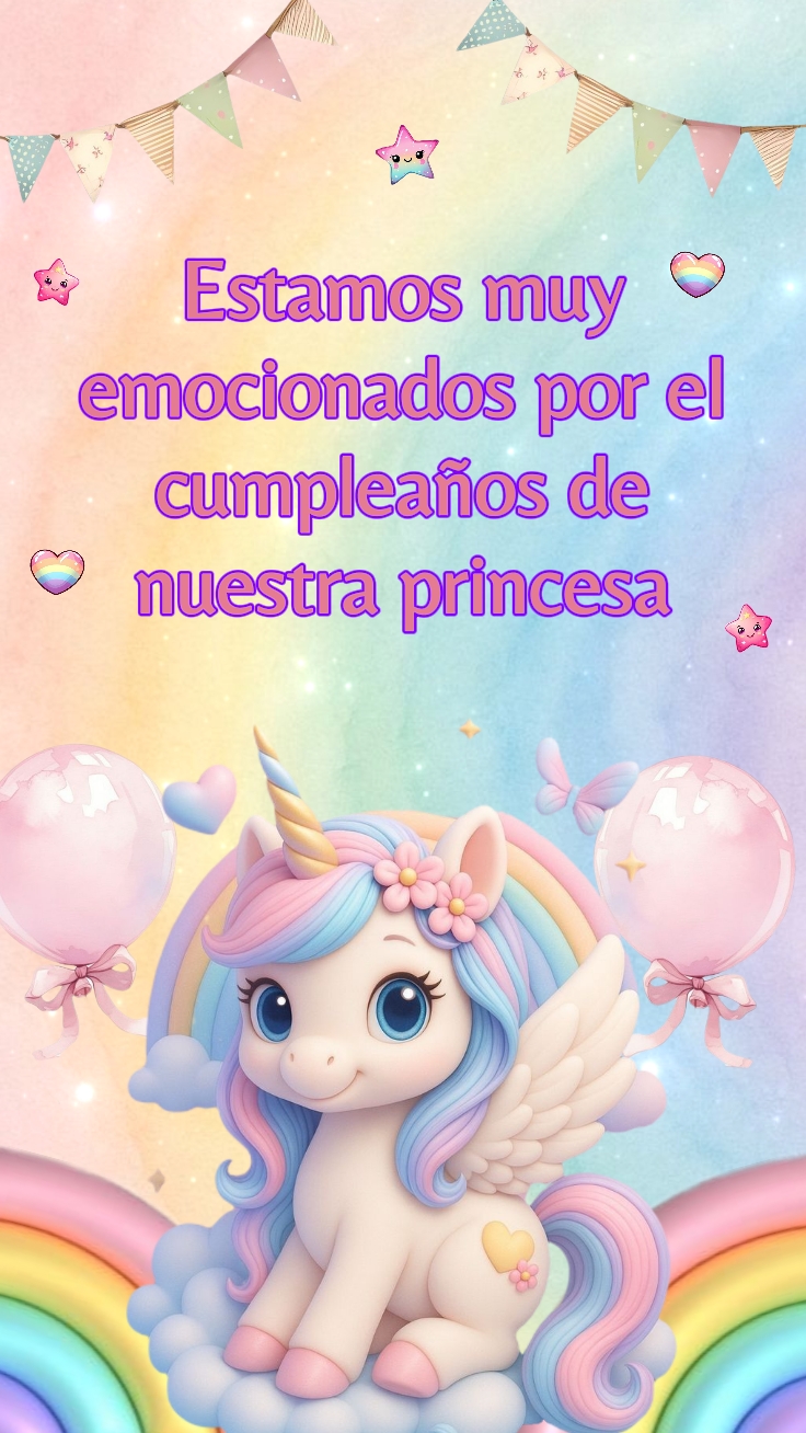 Invitación Unicornio
