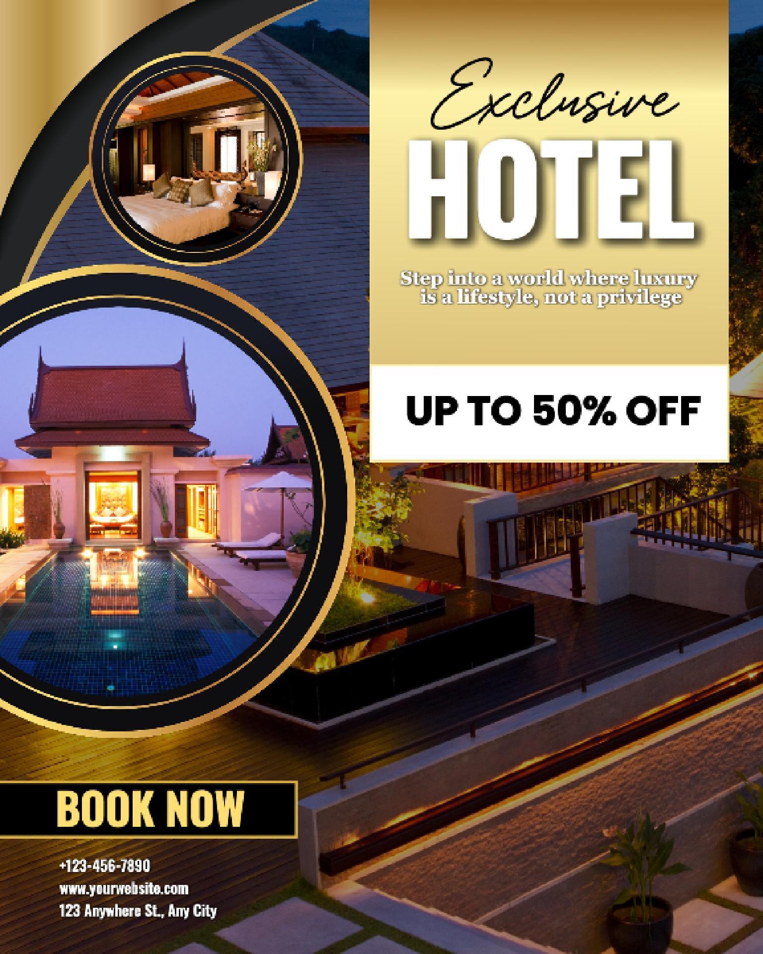PROMOÇÃO DE HOTEL DE LUXO