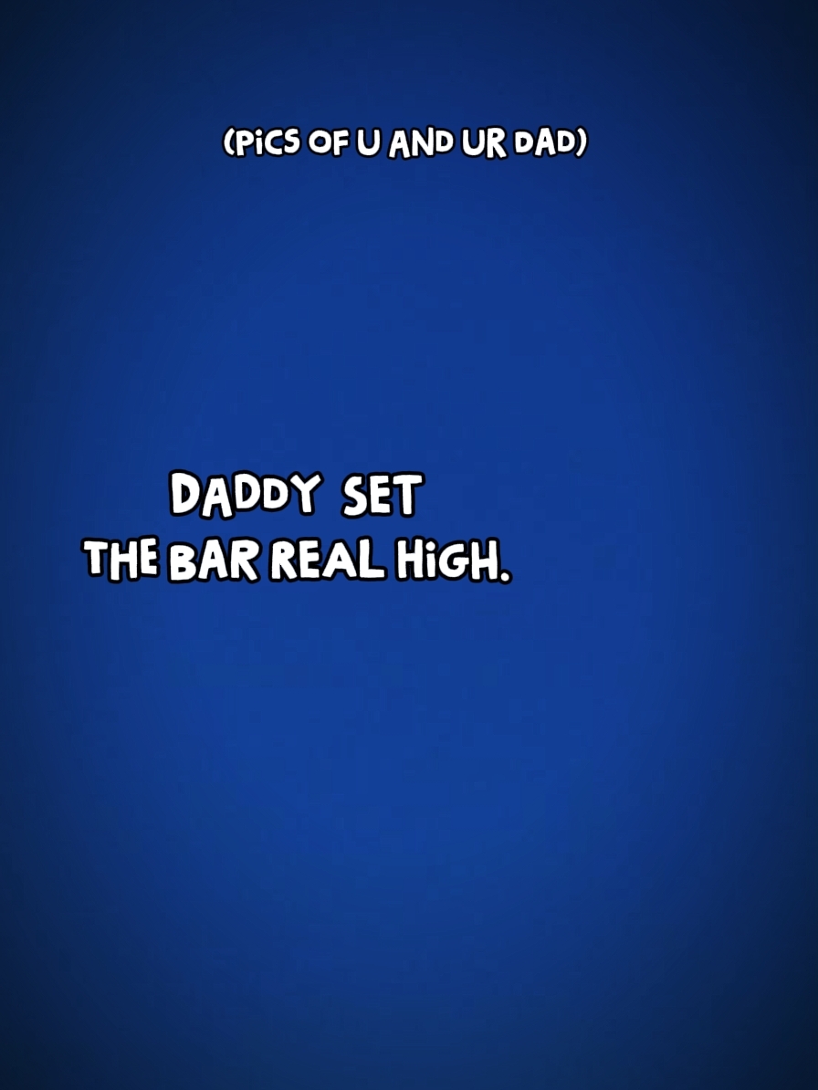The bar real high