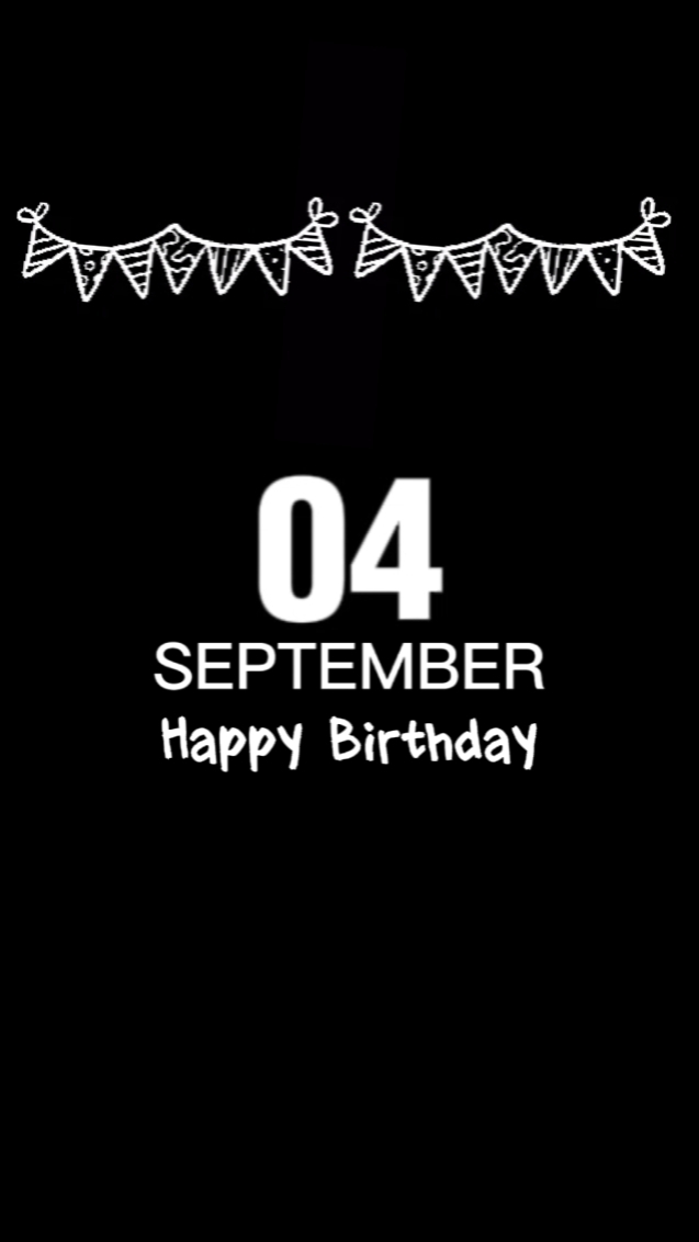 04 de setembro Aniversário