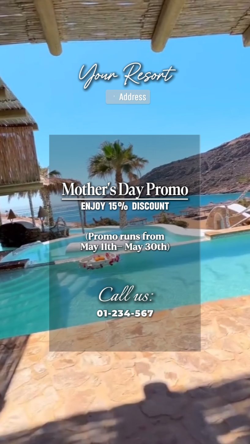 Promoción del resort