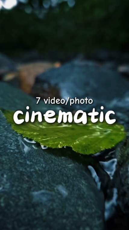 7 VÍDEOS CINEMÁTICOS 