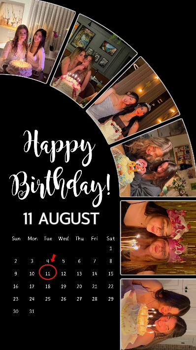 BIRTHDAY 11 AUGUST 