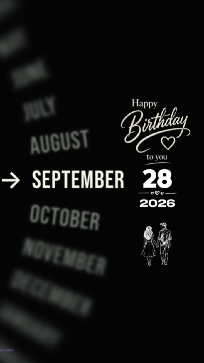 Septmber 28th Brthdy