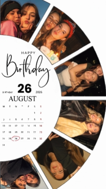HBD BESTIE 26 AUGUST