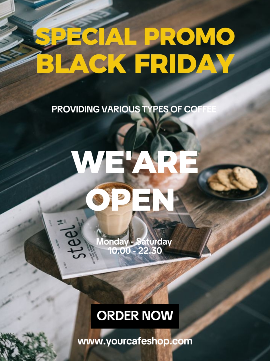 coffe shop promo