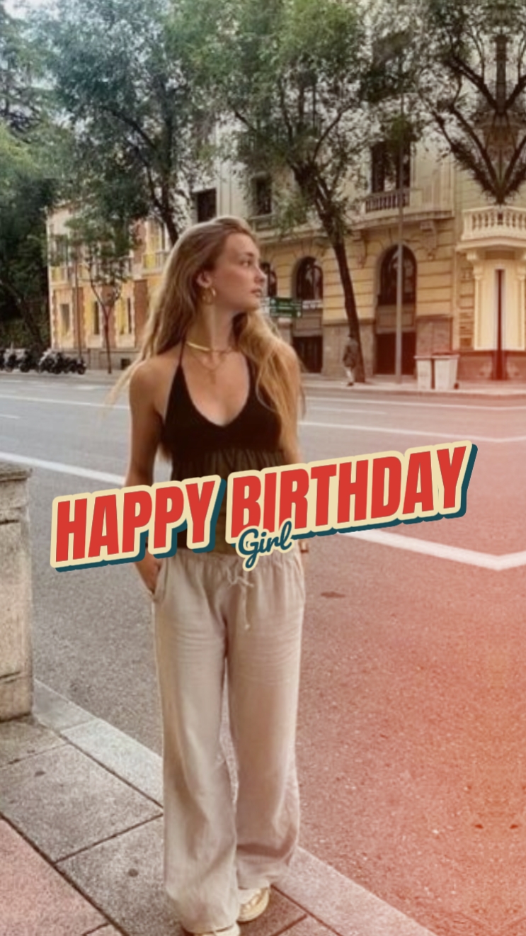 Feliz cumpleaños niña