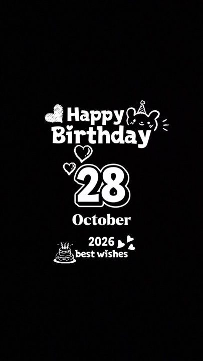 BIRTHDAY 28 OCTOBER