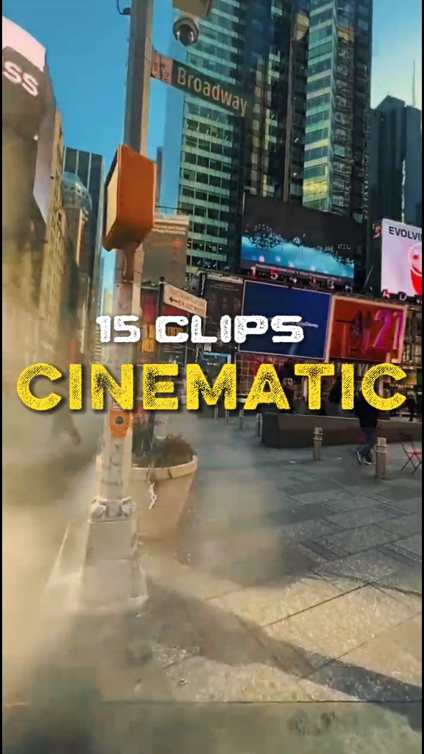 15 clips cinematic 