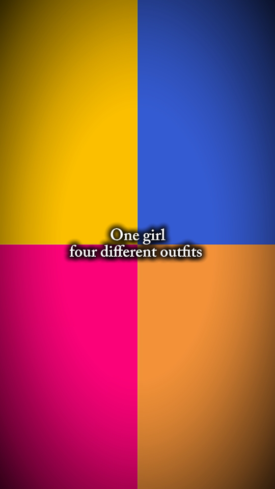 Uma garota quatro diferem