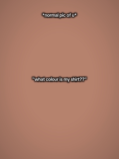 Qual a cor da minha camisa