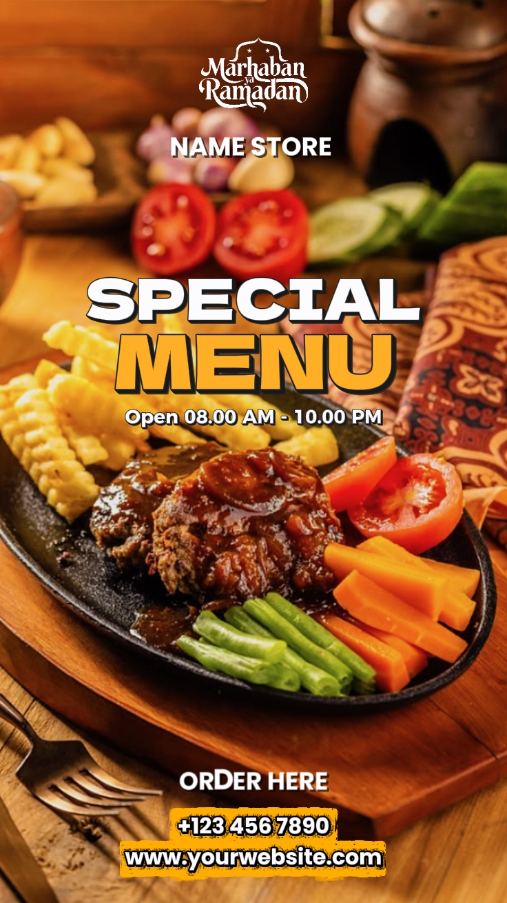 Menú especial