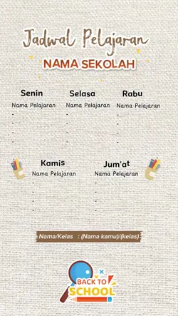Jadwal Pelajaran