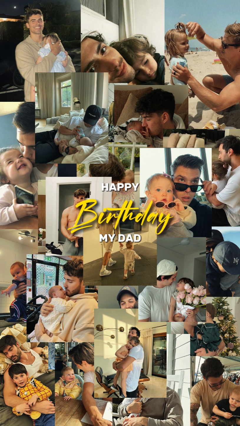 Feliz aniversário pai
