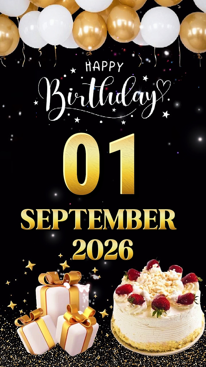 Aniversário 1 de setembro de 2026
