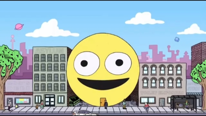 O amigo sorridente
