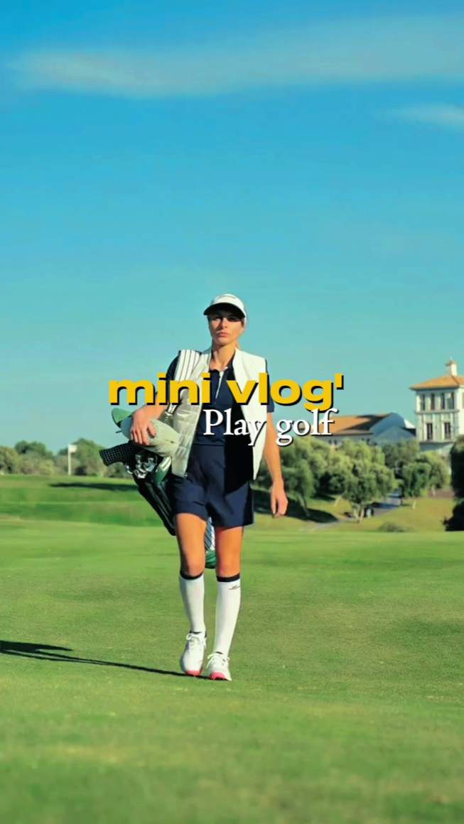play golf vlog 