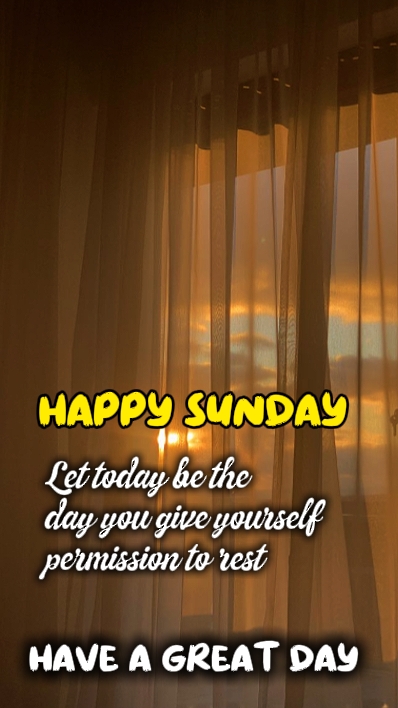 Selamat Hari minggu 
