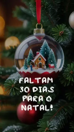 Faltam 30 dias natal