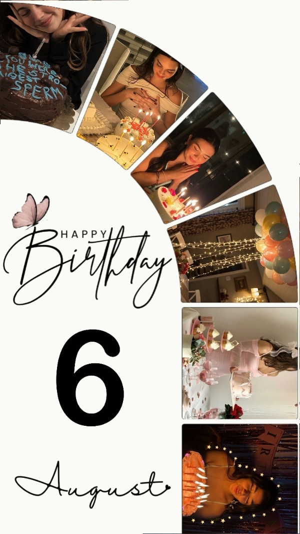 6 de agosto Cumpleaños 