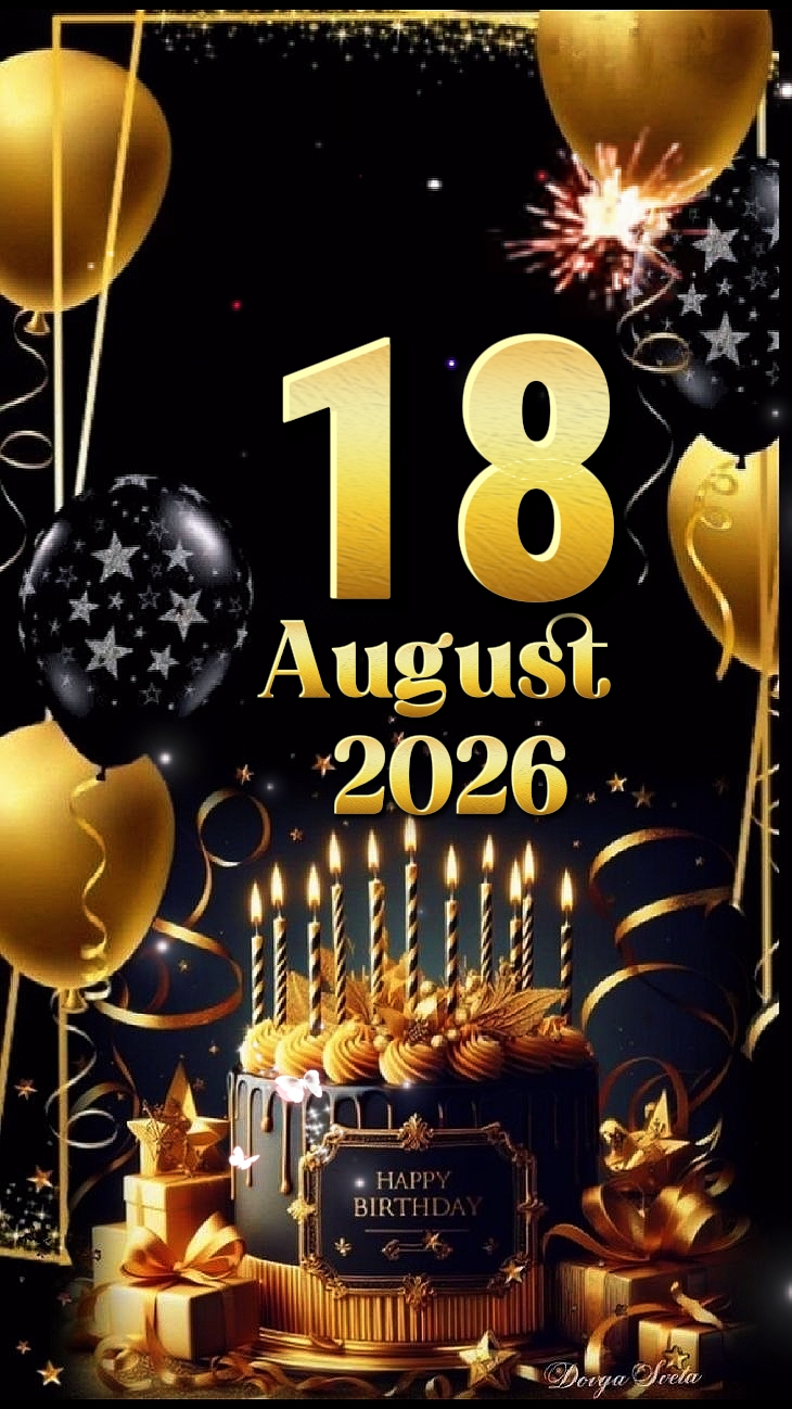 HBD 18 August 2026