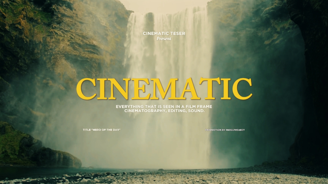 Cinematic travel
