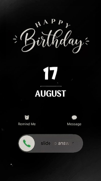 17 AOÛT ANNIVERSAIRE 